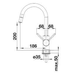 Bateria Blanco MIDA-S chrom 521 454